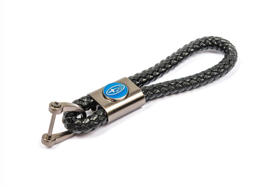 Subaru Lædernøglering V1 med Subaru-logo Foto 2
