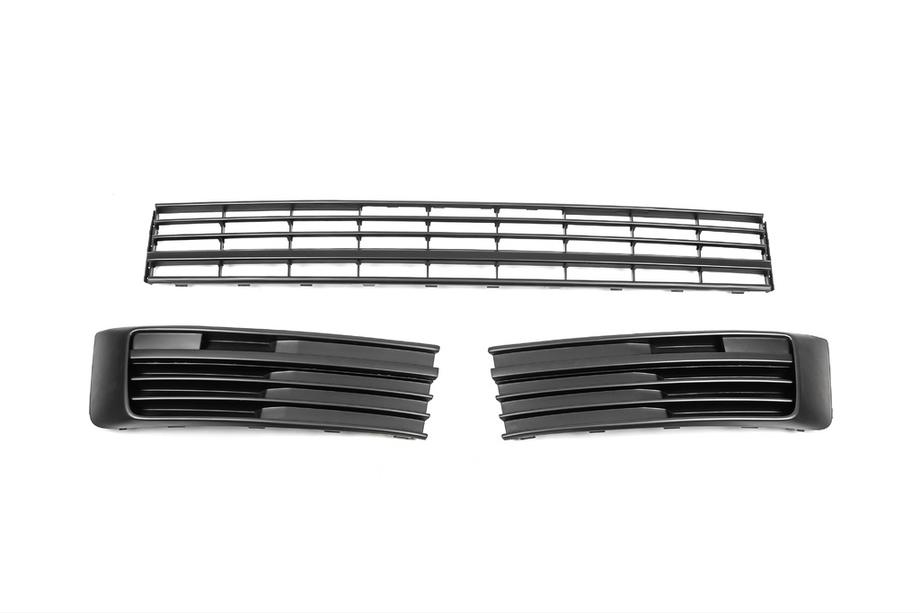 Volkswagen T6 2015–2024 Nederste frontgrill (3 dele, mat) Image
