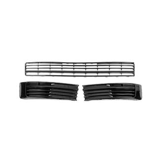 Forreste nederste gitter (3 dele, blank) Volkswagen T6 2015–2024 foto 1