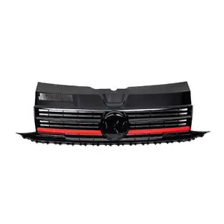 Frontgrill med rød stribe (til emblem) foto 3