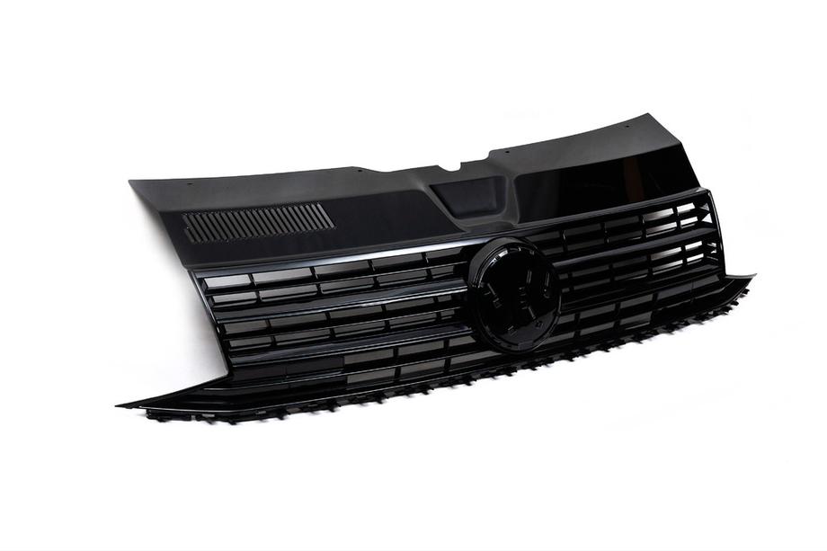 Volkswagen T6 2015–2024 Frontgrill sort højglans (til emblem) Image