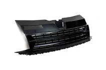 Volkswagen T6 2015–2024 Frontgrill sort blank (uden emblem) foto 1