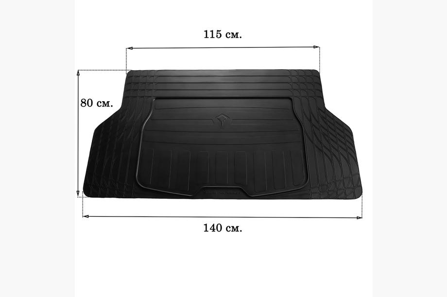 Universal bagagerumsmåtte S 140x80 cm (Stingray, gummi) Foto 1