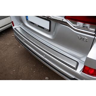 Indsats til bagkofanger 2016+ (ABS + rustfrit stål) Toyota Land Cruiser 200 2007–2021 foto 2