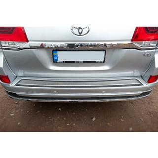 Indsats til bagkofanger 2016+ (ABS + rustfrit stål) Toyota Land Cruiser 200 2007–2021 foto 4