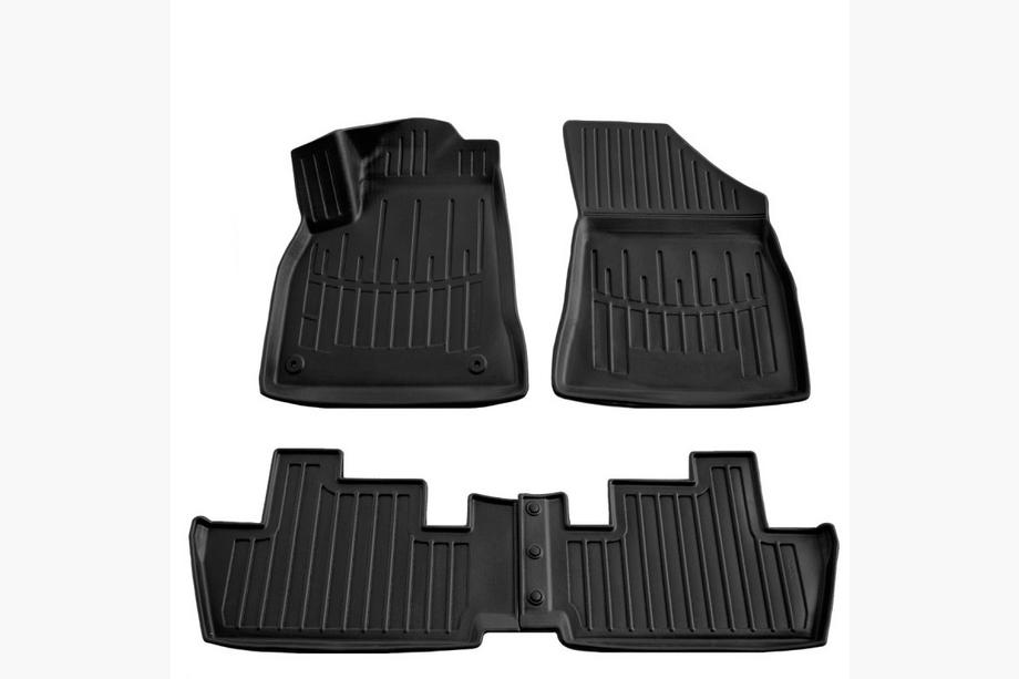 Peugeot 3008 2008–2016 Stingray 3D gulvmåtter (4 stk., polyuretan) Image