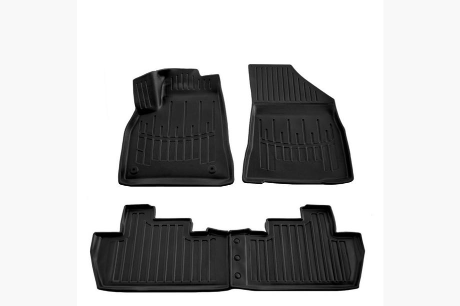 Peugeot 5008 2009–2016 Stingray 3D gulvmåtter (4 stk., polyuretan) Image