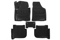 Volkswagen Touran 2010–2015 Stingray 3D bilmåtter (5 stk., polyuretan) foto 1