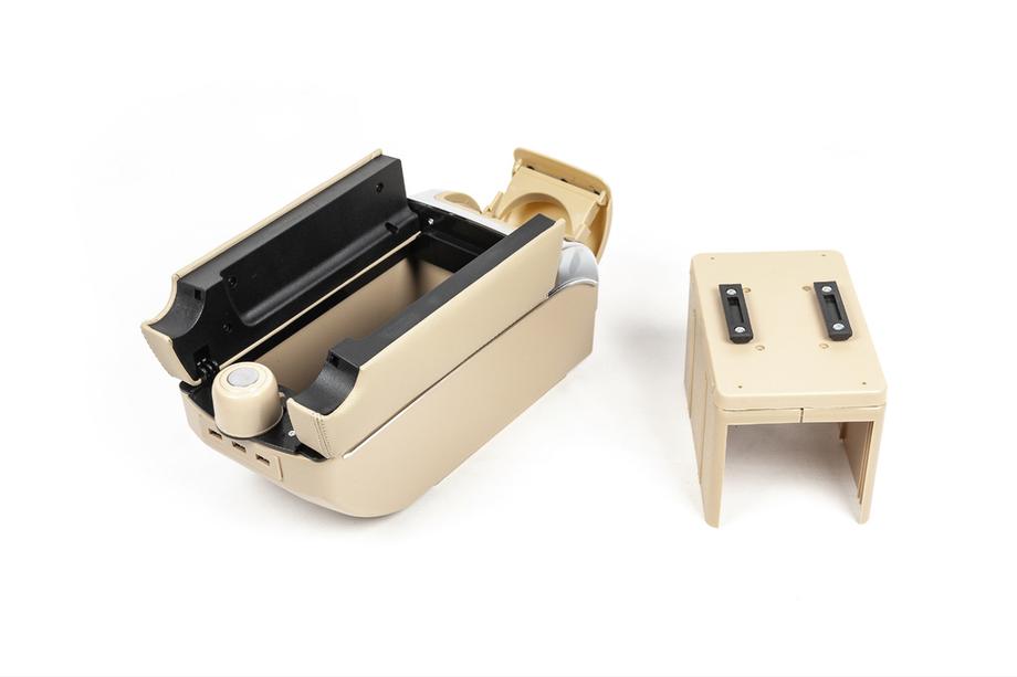 Universal armlæn med USB (beige) Foto 2