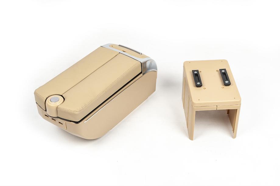 Universal armlæn med USB (beige) Foto 3