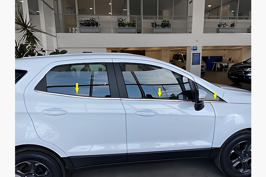 Ford Ecosport 2013–2022 Vindueskantslister (6 stk., rustfrit stål) Image