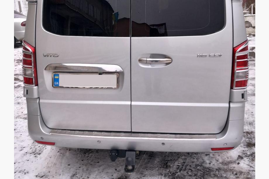 Mercedes Vito/V-klasse W447 2014– Stoplygte-kromcovers (2 stk., plast) Image