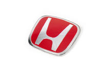 Honda Emblem (rød, selvklæbende) foto 2
