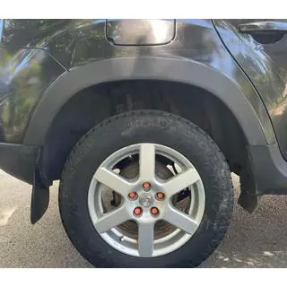 Hjulbuekantslister (4 stk., sorte ABS) Renault Duster 2008–2017 foto 4