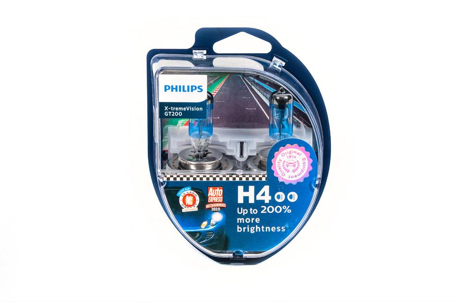 Philips H4 60/55W 12342GT Racing Vision +200% forlygtepære Image