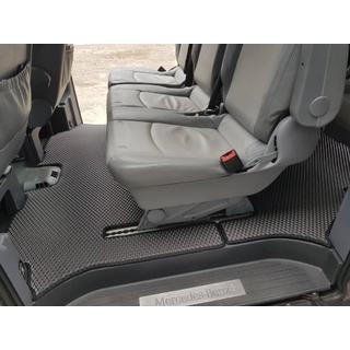 EVA V2 bilmåtter (kun afhentning, komplet sæt til kabinen, sort) Mercedes Viano 2004–2014 foto 3