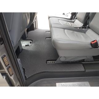EVA V2 bilmåtter (kun afhentning, komplet sæt til kabinen, sort) Mercedes Viano 2004–2014 foto 4
