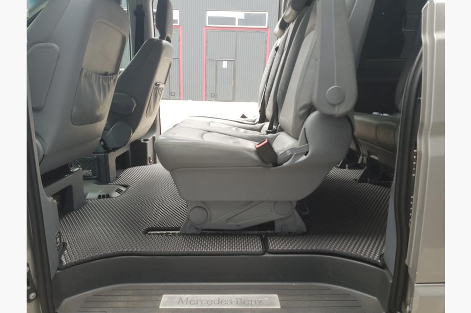 Mercedes Vito W639 2004–2014 EVA V2 bilmåtter (Kun afhentning, komplet sæt til hele kabinen, sorte) Foto 5