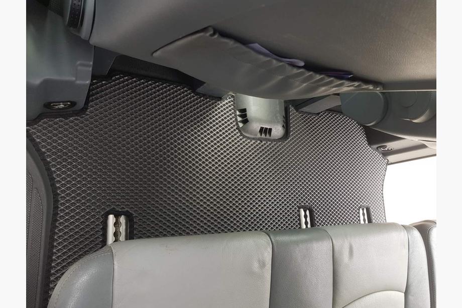Mercedes Vito W639 2004–2014 EVA V2 bilmåtter (Kun afhentning, komplet sæt til hele kabinen, sorte) Foto 10