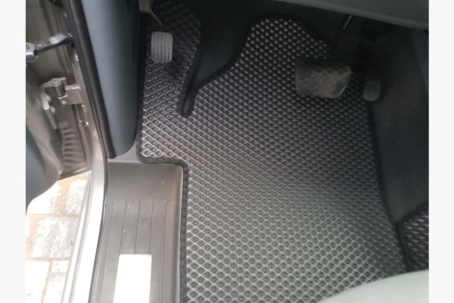 Mercedes Vito W639 2004–2014 EVA V2 bilmåtter (Kun afhentning, komplet sæt til hele kabinen, sorte) Foto 14