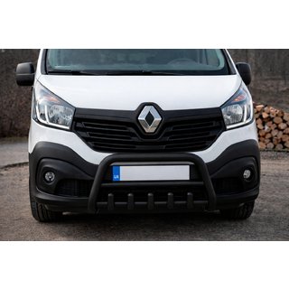 Bullbar WT003 Black (rustfrit stål) Fiat Talento 2016– foto 2