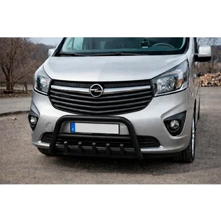 Bullbar WT003 Black (rustfrit stål) Opel Vivaro 2015–2019 foto 1