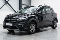 Dacia Sandero 2021– Sidetrin Bosphorus Black (2 stk., aluminium) foto 1