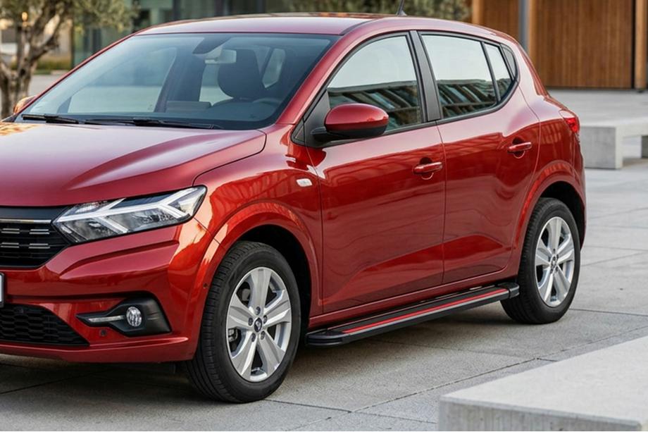 Dacia Sandero 2021– Sidetrin Maya Red (2 stk., aluminium) Image