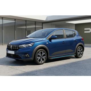 Maya Blue sidetrin (2 stk., aluminium) foto 1