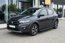 Dacia Sandero 2021– Allmond Black sidetrin (2 stk., aluminium) foto 1