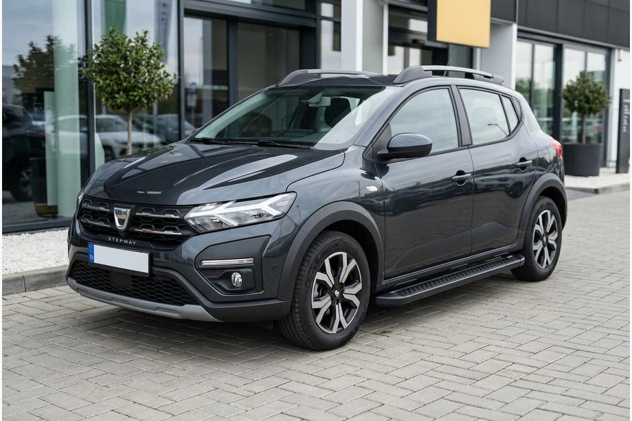 Dacia Sandero 2021– Allmond Black sidetrin (2 stk., aluminium) Image