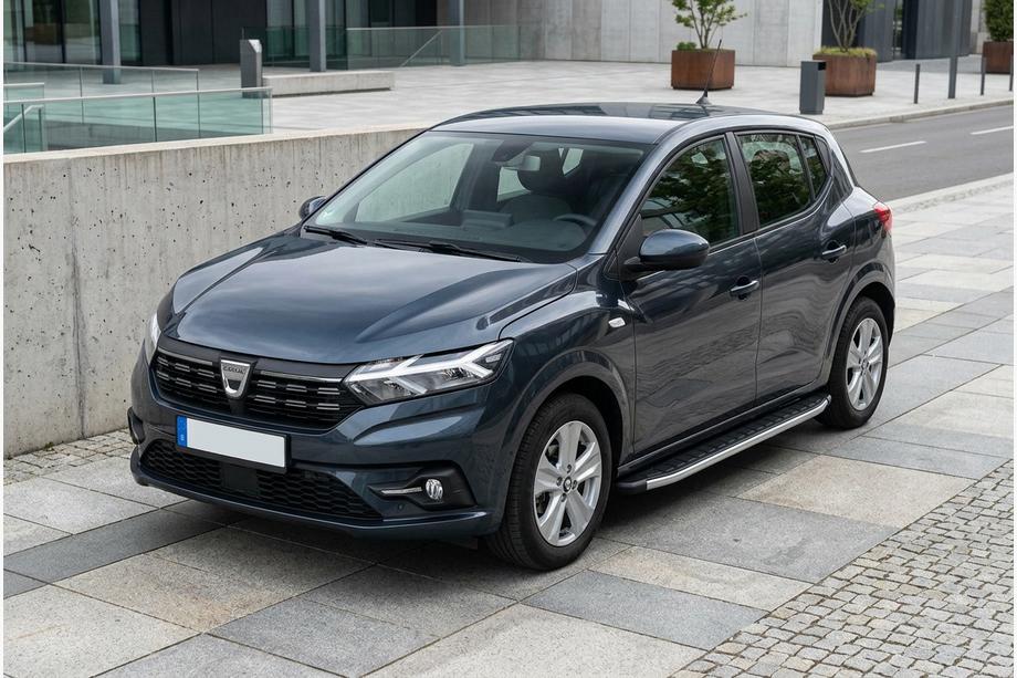 Dacia Sandero 2021– Sidetrin Fullmond (2 stk., aluminium) Image