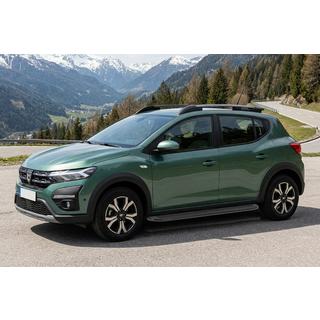 Sidetrin Tayga Black (2 stk., aluminium) foto 1