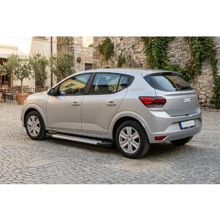 Sidetrin Vision New Grey (2 stk., aluminium) Dacia Sandero 2021– foto 1