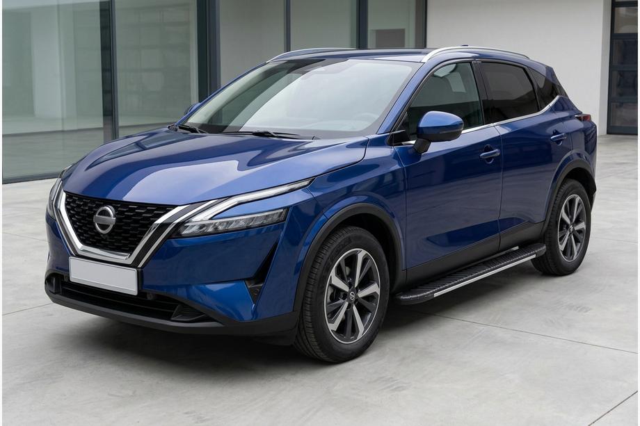 Nissan Qashqai 2021– Bosphorus Grey sidetrin (2 stk., aluminium) Image