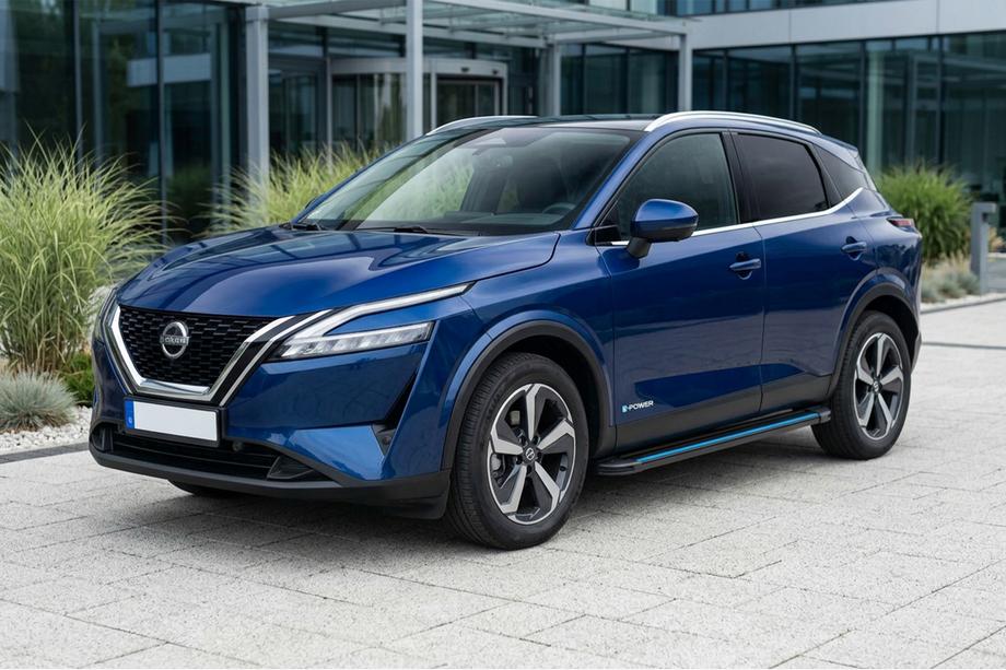 Nissan Qashqai 2021– Maya Blue sidetrin (2 stk., aluminium) Image