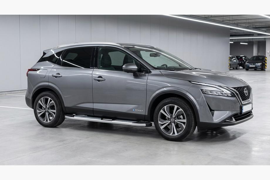 Nissan Qashqai 2021– Mevsim Grey sidetrin (2 stk., aluminium) Image