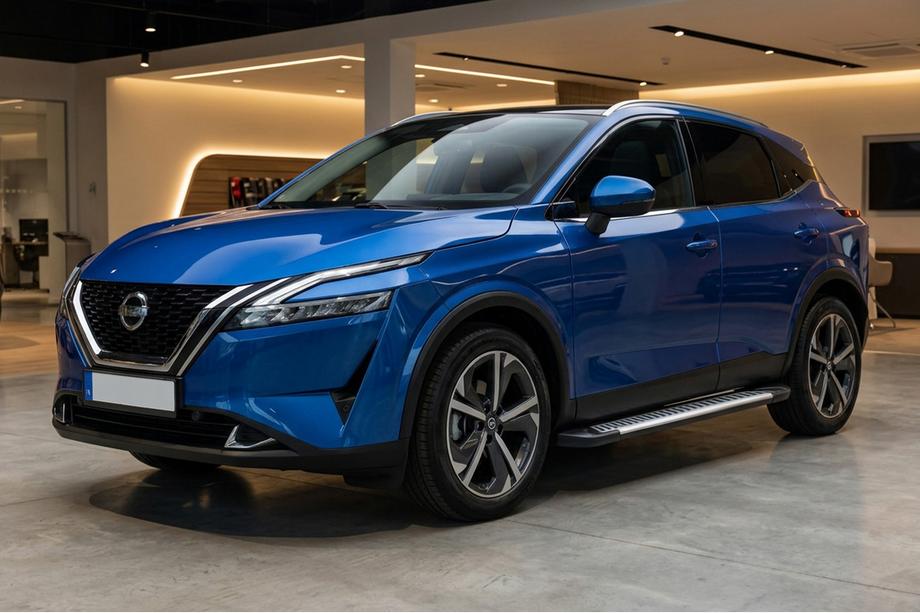 Nissan Qashqai 2021– Sidetrin Line (2 stk., aluminium) Image