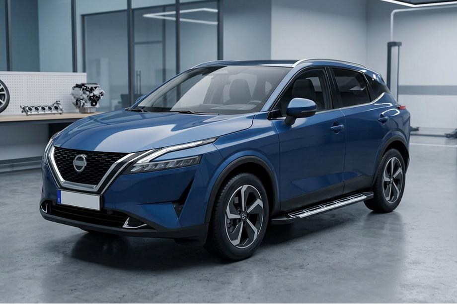 Nissan Qashqai 2021– Sunrise sidetrin (2 stk., aluminium) Image