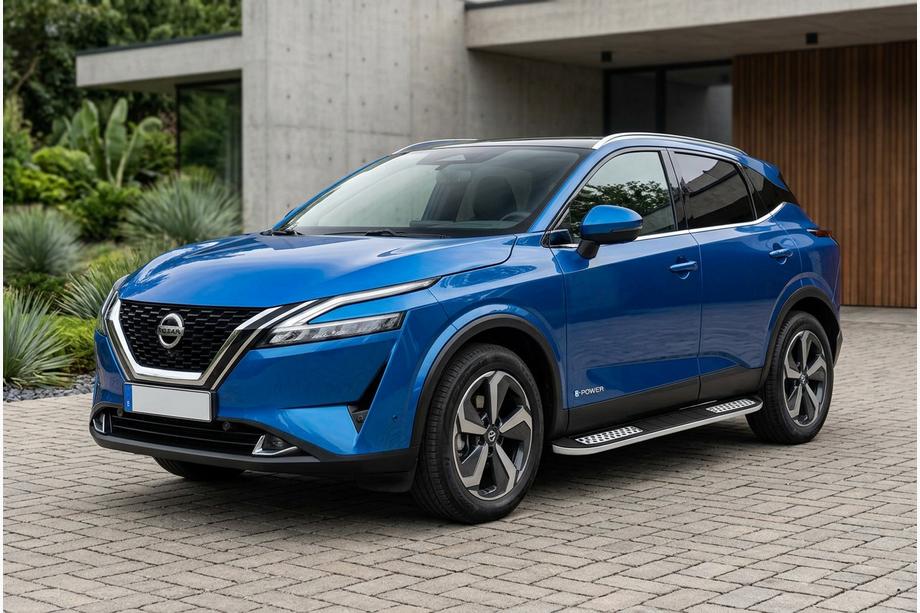 Nissan Qashqai 2021– Sidetrin Tayga V2 (2 stk., aluminium) Image