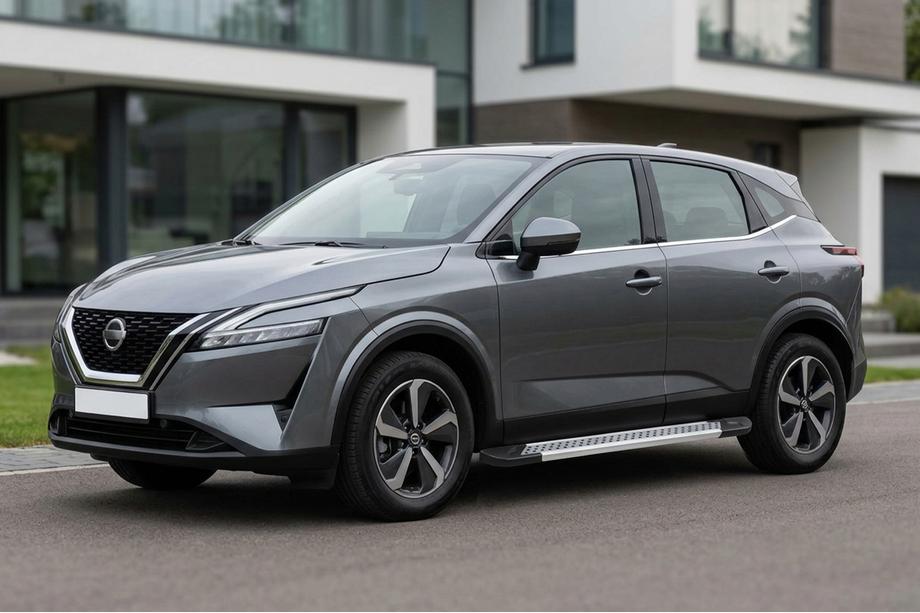 Nissan Qashqai 2021– Sidetrin Vision New Grey (2 stk., aluminium) Image