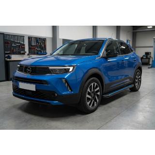 Maya Blue sidetrin (2 stk., aluminium) foto 1