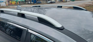 Nissan X-trail T32/Rogue 2014–2021 Tagrælinger Skyport Grey foto 4