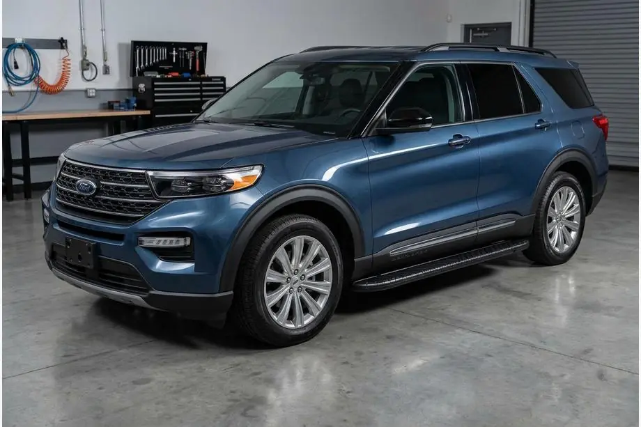Ford Explorer 2019– Sidetrin Bosphorus Black (2 stk., aluminium) Image