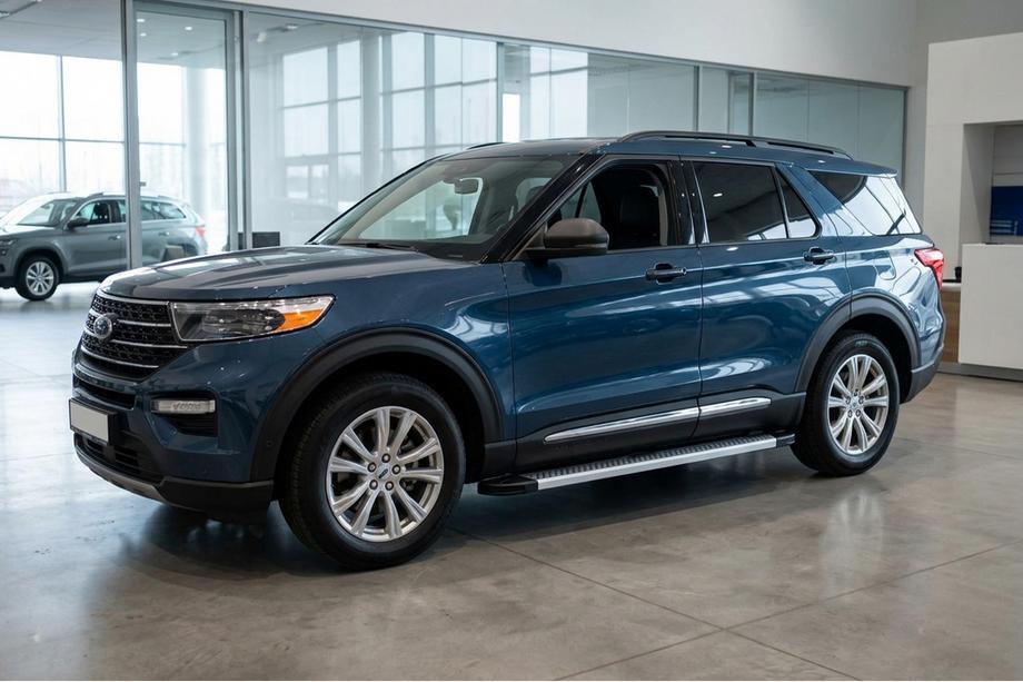 Ford Explorer 2019– Sideskørter Maya V2 (2 stk., aluminium) Image