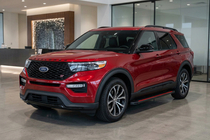 Ford Explorer 2019– Sidetrin Maya Red (2 stk., aluminium) foto 1