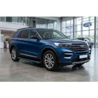 Maya Blue sidetrin (2 stk., aluminium) foto 1