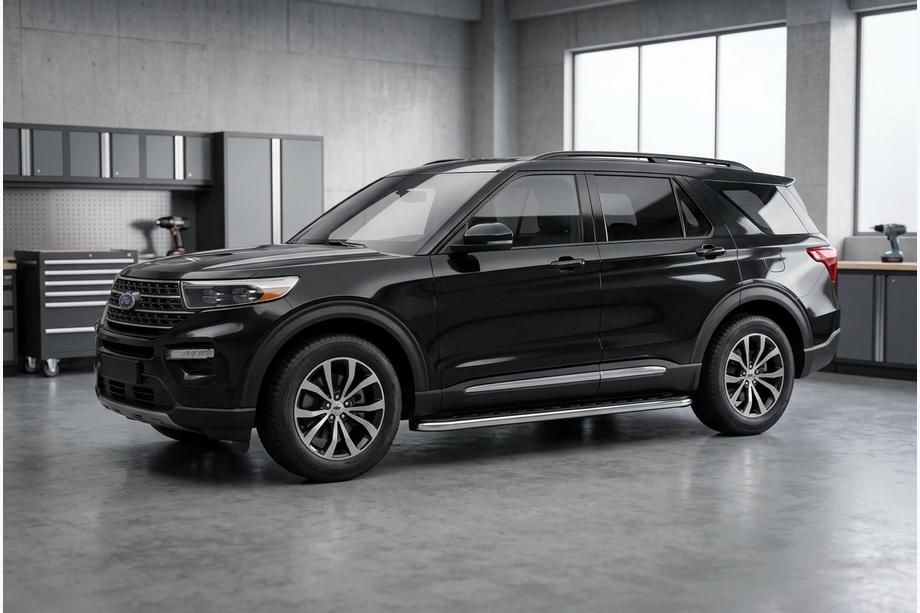 Ford Explorer 2019– Maydos V1 sidetrin (2 stk., aluminium) Image