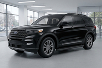 Ford Explorer 2019– Allmond Black sidetrin (2 stk., aluminium) foto 1