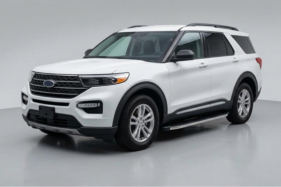 Ford Explorer 2019– BlackLine sidetrin (2 stk., aluminium) Image
